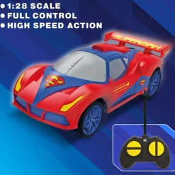 Superman Rc Racer 1:28 Scale
