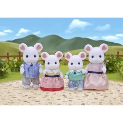 Sylvanian Families Marshmallow Mouse Family