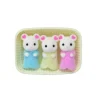 Sylvanian Families Marshmallow Mouse Triplets