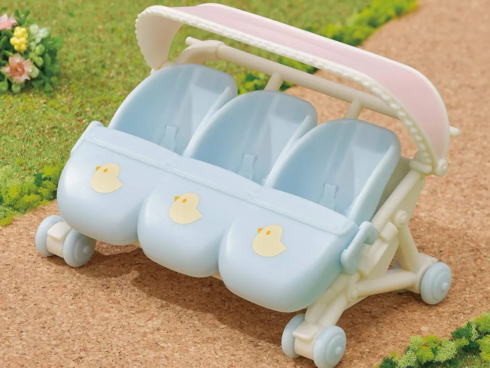 Sylvanian Families Triplets Stroller