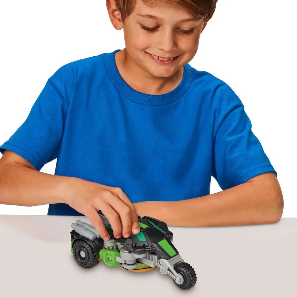 Tales Of The Teenage Mutant Ninja Turtle Twist N Mutate Figure To Vehicle - Raphael