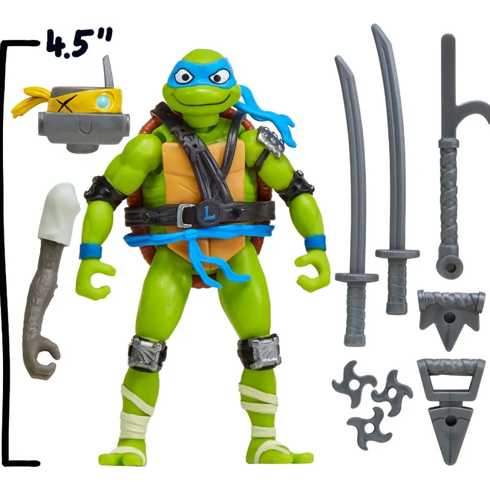 Tales Of The Teenage Mutant Ninja Turtle Mix N Match Basic Figure - Leonardo