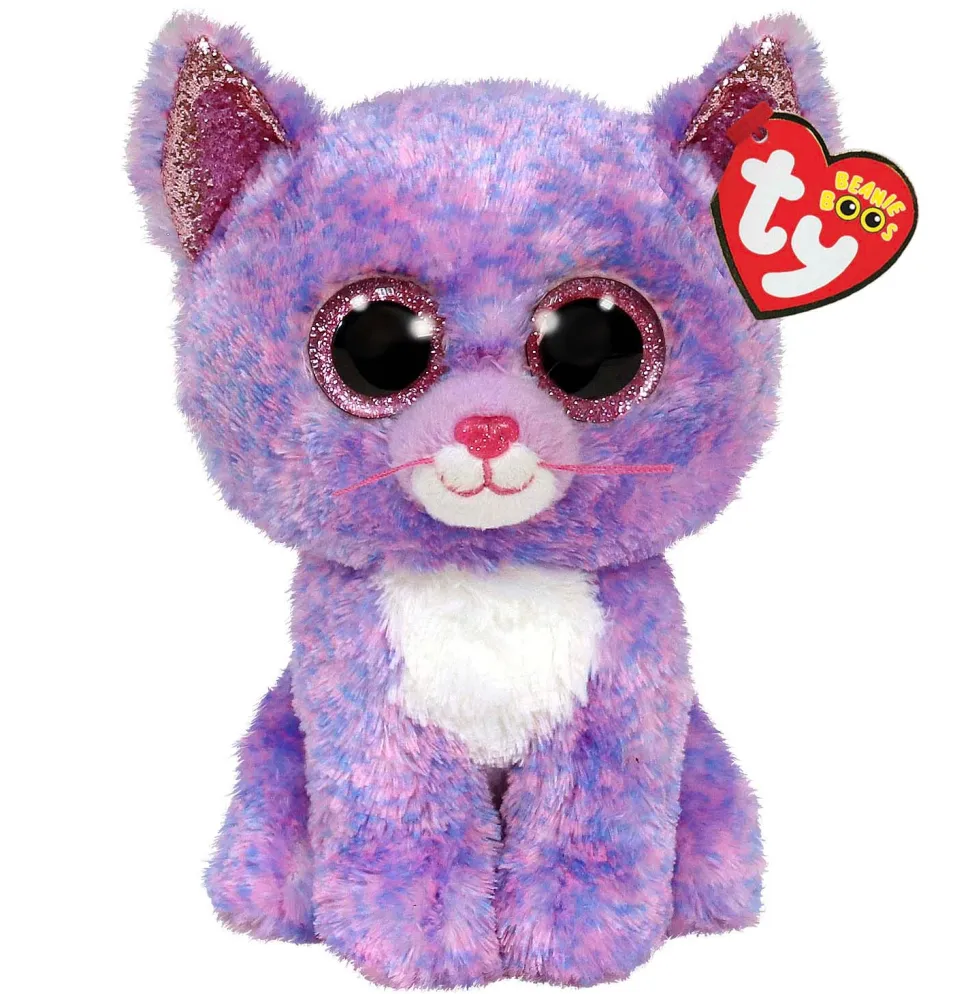Ty Cassidy Cat Beanie Boo Medium