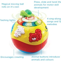 Vtech Yellow Crawl & Learn Bright Lights Ball