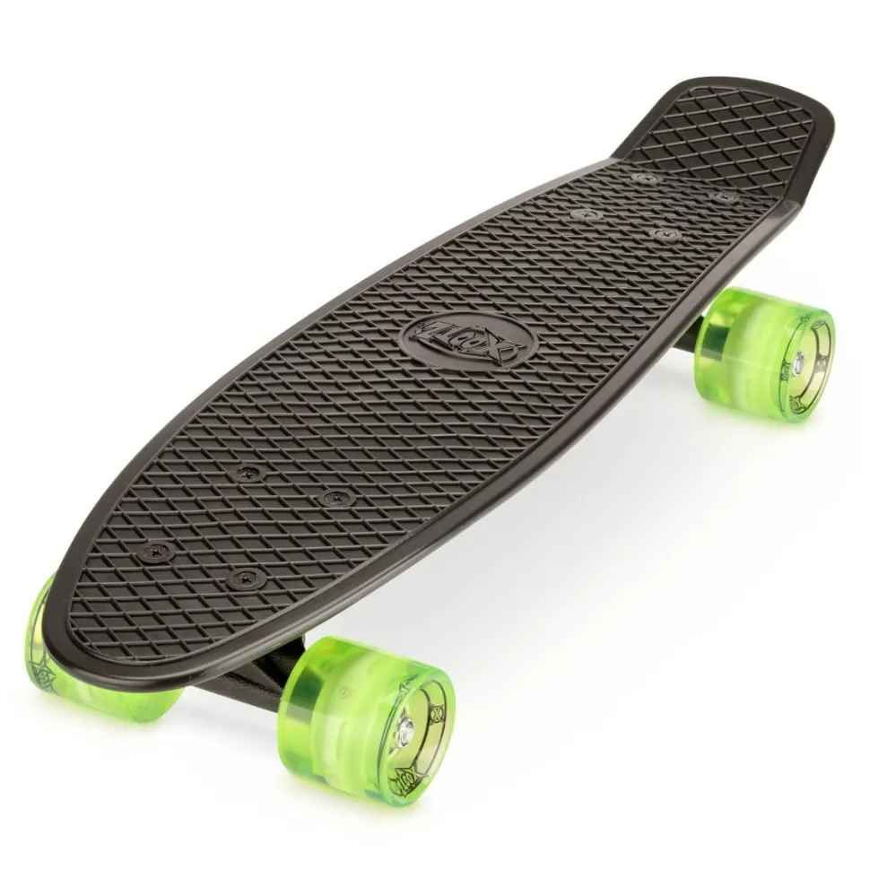 Xootz PP Skateboard Led -Black 22"