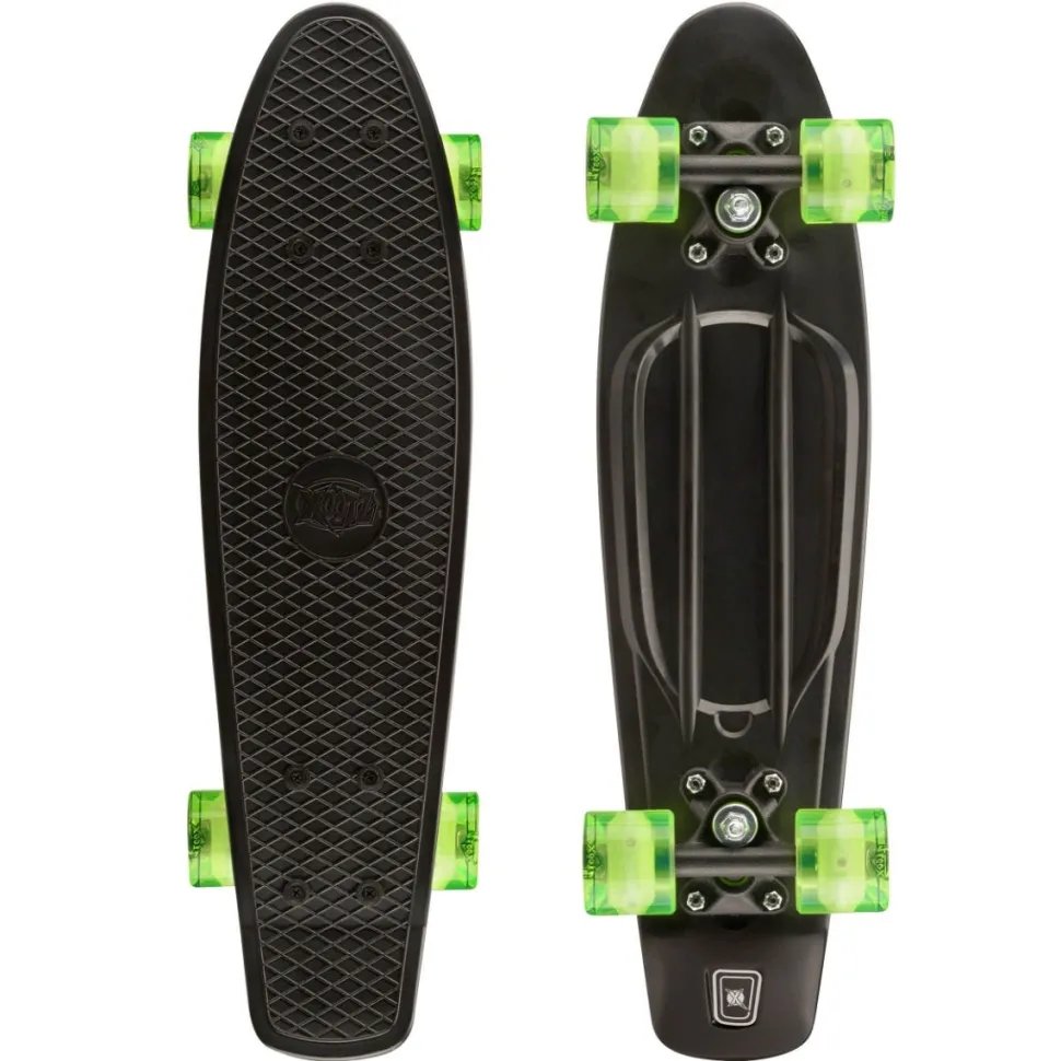 Xootz PP Skateboard Led -Black 22"