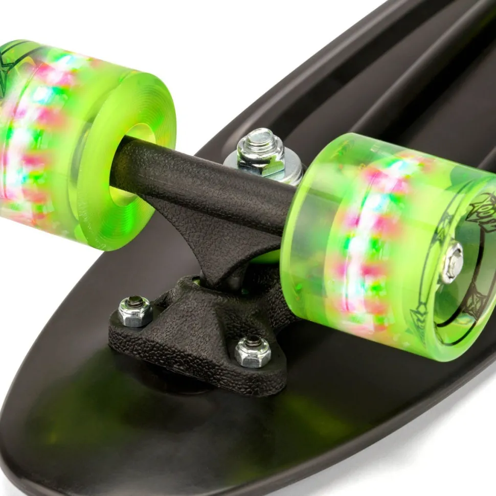 Xootz PP Skateboard Led -Black 22"