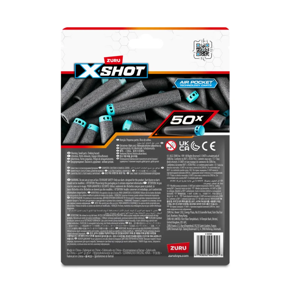X-Shot Excel 50Pk Refill Darts
